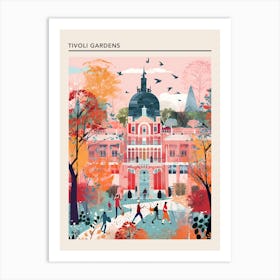 Tivoli Gardens Copenhagen Denmark Art Print