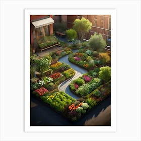 Garden In The City Art Print