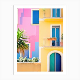 Civitavecchia, Italy Colourful View 1 Art Print