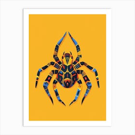 Colorful Spider Art Print