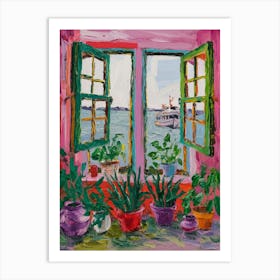 Window To The World 1 Art Print