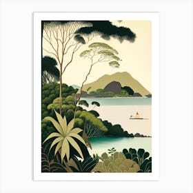 The Whitsunday Islands Australia Rousseau Inspired Tropical Destination Art Print