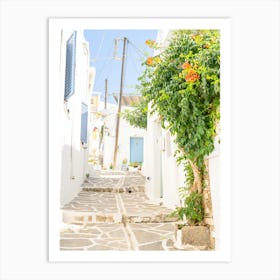 Greek Island Village Art Print
