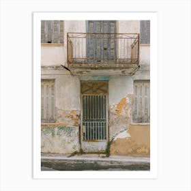 Old Buildings In Greece Art Print