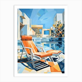 Summer Pool Delight 3 Art Print