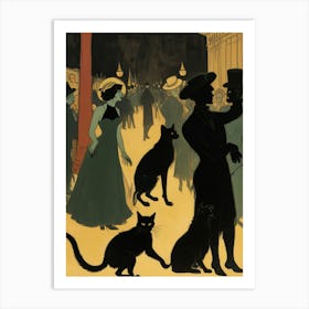 Night In Paris 1 Art Print