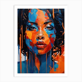 'The Woman' 1 Art Print