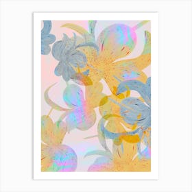 Abstract Floral Pattern Art Print