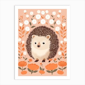 Baby Animal Illustration  Porcupine 4 Art Print