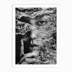 Face Of Water Art Print