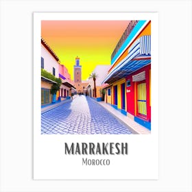 Marrakesh Morocco Art Print