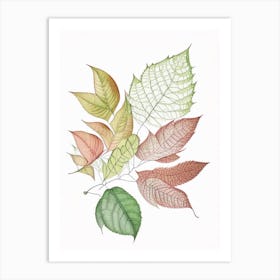 Leaf Pattern 5 Art Print