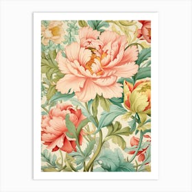 Floral Wallpaper 93 Art Print