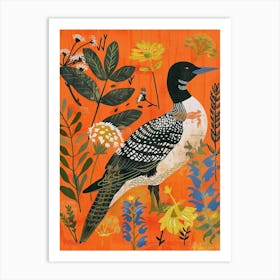Spring Birds Common Loon 1 Art Print
