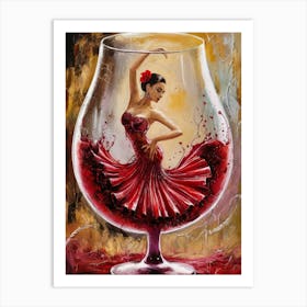 Flamenco Dancer Art Print