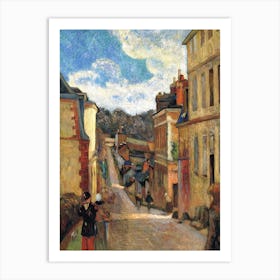 Rue Jouvenet In Rouen (1884), Paul Gauguin Art Print