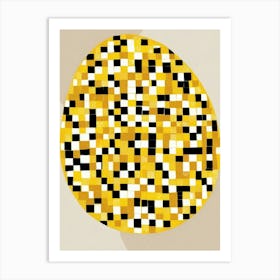 Yellow Squares 1 Art Print