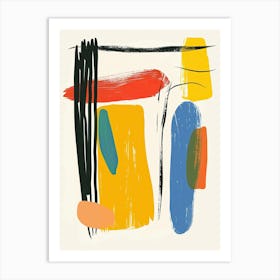 Jetstream Dreams Mid Century Style Art Print