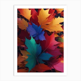 Leaves Rustling In The Wind Art Print