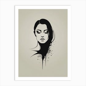 Portrait Of A Woman 2 Art Print