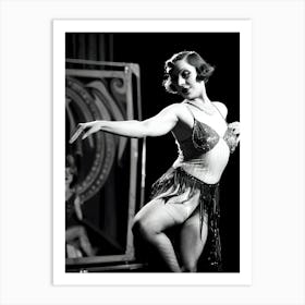 1920's Burlesque Dancer ~Reimagined 109 Art Print