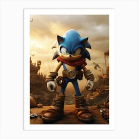 Sonic The Hedgehog 18 Art Print