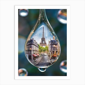 Paris In The Rain 1 Art Print