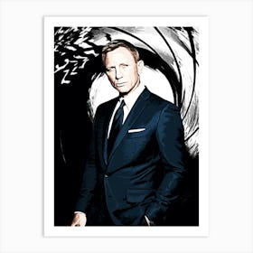 James Bond 5 Art Print