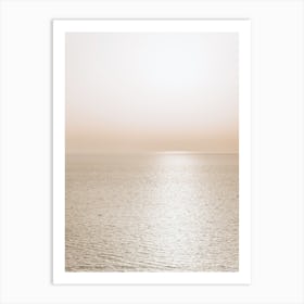 Santorini Golden Hour Art Print