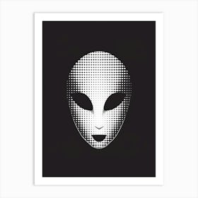 Alien Face Art Print