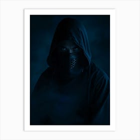 Dark Assasin - Diverse Art Illustration 8 Art Print