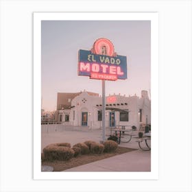 El Vado Motel Route 66 Art Print