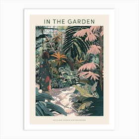In The Garden Poster Auckland Domain Wintergardens New Zealand 2 Art Print