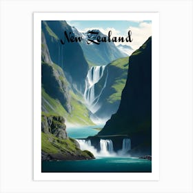 New Zealand  Art Print