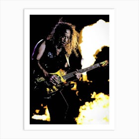 Kirk Hammett Metallica band music 4 Art Print