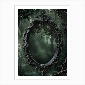 Mirror In The Forest Art Print