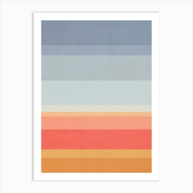 Minimalist Horizon- 01c Art Print