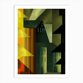 Cityscape Abstract Art Print