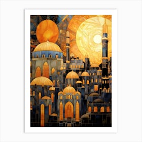 Hagia Sophia Ayasofya Pixel Art 5 Art Print