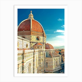 Formally The Cattedrale Di Santa Maria Del Fiore Is The Cathedral Of Florence, Italy Art Print