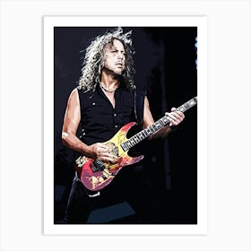 Kirk Hammett metallica band music 4 Art Print