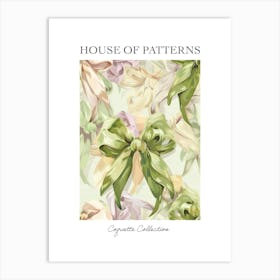 Coquette In Sage 4 Pattern Poster Art Print