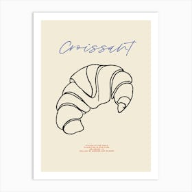 Croissant Art Print