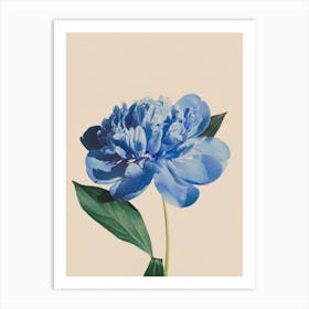 Botanic Antique Blue Art Print