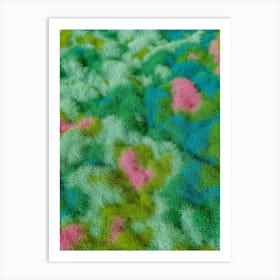Colourful Moss Art Print