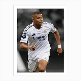 Kylian Mbappe Real Madrid 1 Art Print