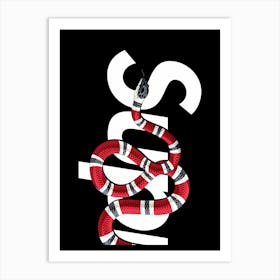 Supreme Snake Art Print