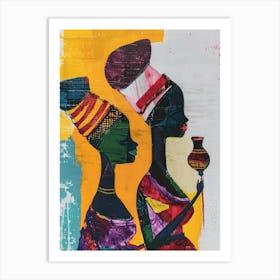 Two African Women 1 Art Print