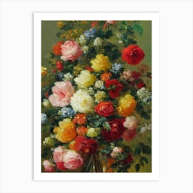 Rose Painting 1 Flower Art Print