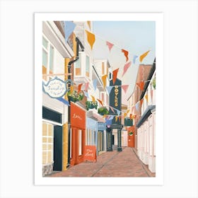 Brighton The Lanes Art Print